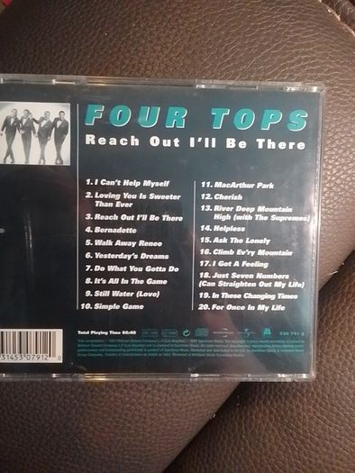 Four Tops CD - Reach Out I'll Be There