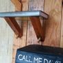 Rustic Wall Hang Shelves made from old books Image 5