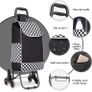 Folding Shopping Trolley Lightweight and Waterproof 2 in 1 Shopping Cart with 6 Large Noiseless Wheels Detachable Stair Climbing Cart for Groceries (FREE POSTAGE) Image 5