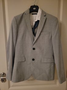 Boy's suit jacket, waistcoat and shirt