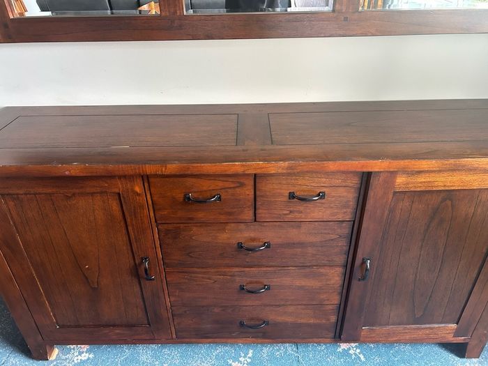 Sideboard & matching mirror