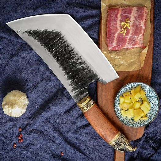 Knife for bone 9inch very heavy and Sharp 950grs Di'Casteel engrave your name