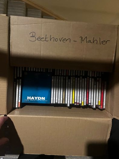 Music CDs.  Beethoven. Mahler. Strauss. Handel. Bach. Vivaldi. Haydn.