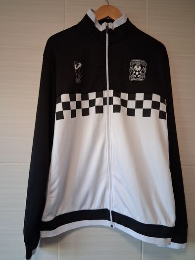 Coventry City Football Club.  Official Club Merch Ska Man Track Top. Collect In Dublin Or Receive Via Post.