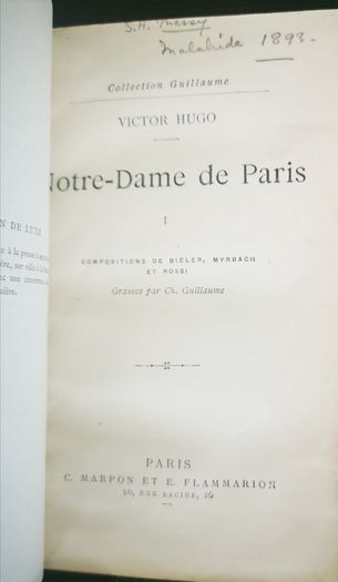 Notre-Dame de Paris-Victor Hugo 1880 RARE VINTAGE