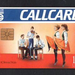 1991 Ireland 100 unit An tOireachtas Callcard was issued to promote the Oireachtas festival which celebrates the irish language and culture with Dame Lane address (Gemplus GEM1) Call Card Used. Telecom Eireann card number 1031a