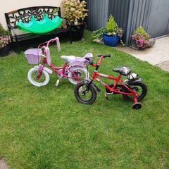 12" kids bikes with stabilisers