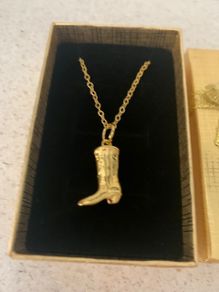 Cowboy Boot Necklace