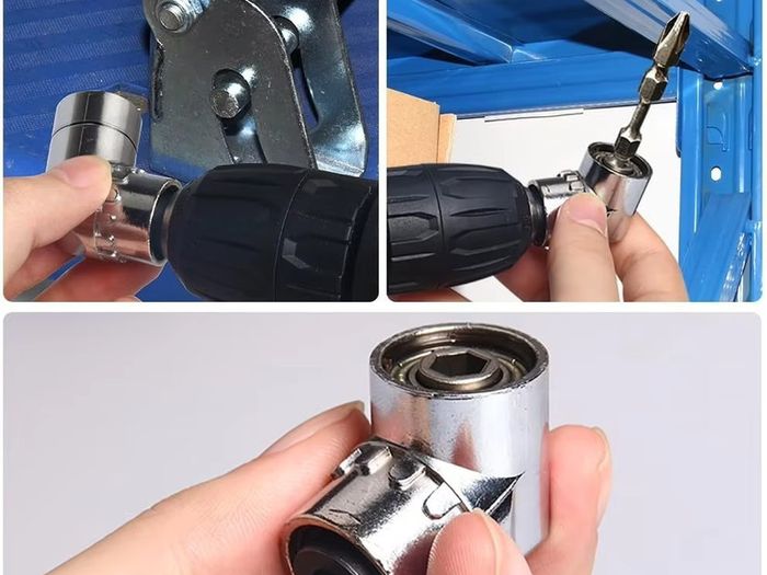 Impact Grade 105 Degree Angle Socket Adapter Power Hand Tool Part Driver Extension Set Screwdriver Holder Drill Nut Attachment