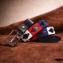 Unisex Handmade Leather Polo Belt Woven Argentine Style Belt Image 5