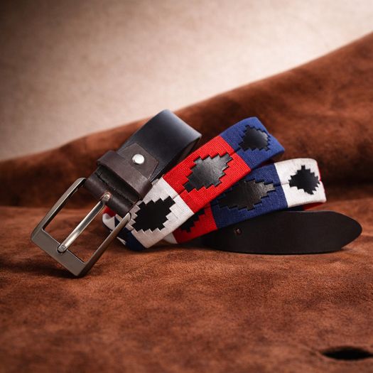 Unisex Genuine Leather Polo Belt Premium Multi-Color Designer Belt