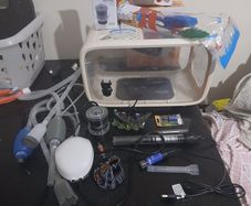 Small fish aquarium + accessories