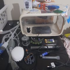 Small fish aquarium + accessories