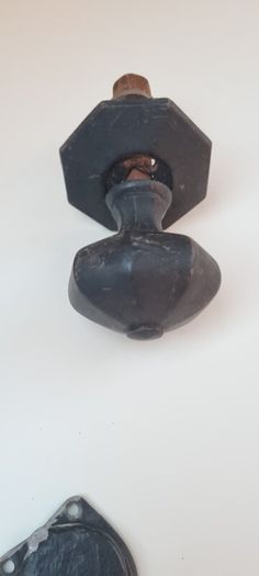 Black iron door fittings