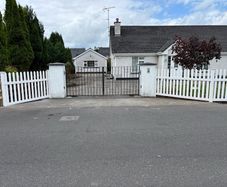 PVC no maintenance fencing.