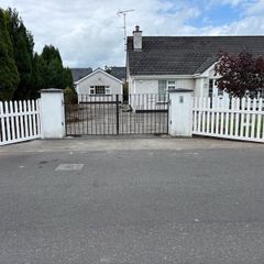 PVC no maintenance fencing.
