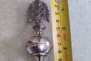 Rare find  Vintage Silver Color Surmadani Kohl Bottle With Stick, Eye Liner Pot Surma dani Box, arabic Kohl bottle flask islamic eye Make Up Bottle