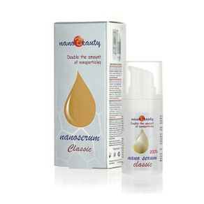 NanoBeauty NANOSERUM classic with nanoparticles mainly of gold silver natural vitamin C Moisturiser for Face Complete Age Control Double Serum 15ml deep cleaning natural skin pH
