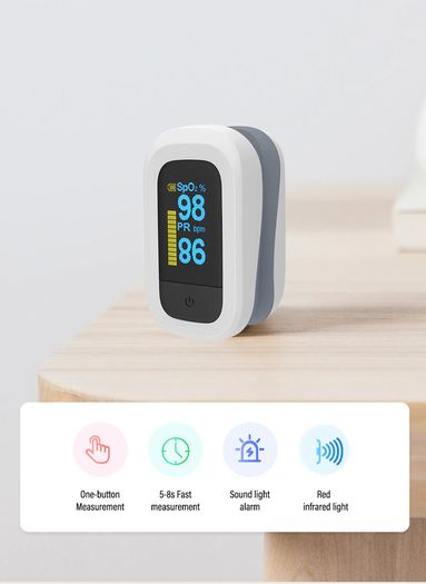 Medical Finger Pulse Oximeter Blood Oxygen Saturation Meter