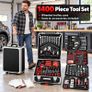 XXL 1400 Piece Filled Tool Box Trolley with Wheels and Tools Included Image 5