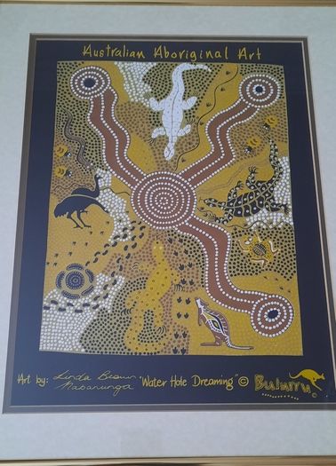 Framed Australian Aboriginal Art
