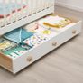 IKEA GONATT Cot with drawer, white 70x140 cm Image 5