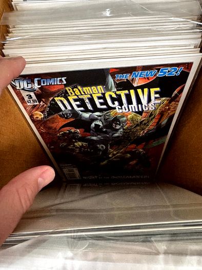Detective Comics Batman Long Comic Box w 215 comics for Sale
