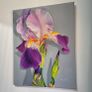 Violet Iris | Oil Painting on canvas Image 2