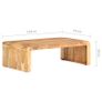 Coffee Table 110x63x35 cm Solid Acacia Wood Image 6