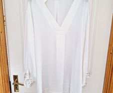 Zara White Blouse - XL