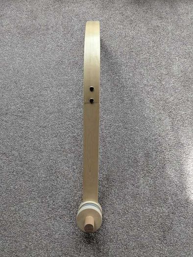 Wooden cot mobile holder