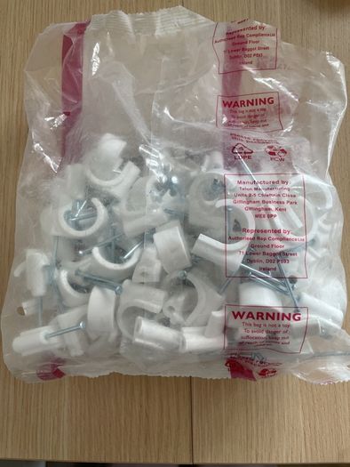 Pipe clips nails