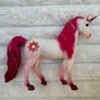 Schleich Bayala Mandala Unicorn Mare 70717 Pink approx. 11 cm. Used Please see photos Image 3