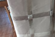 90x90 Gold Pattern Curtains
