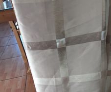 90x90 Gold Pattern Curtains