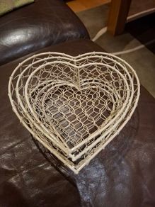 Heart storage baskets