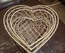 Heart storage baskets