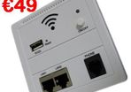In Wall Ap Wlan & 5v 2v Usb Charger