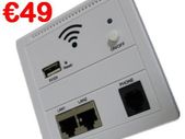 In Wall Ap Wlan & 5v 2v Usb Charger