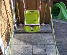 Baby garden swing