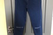 Zara girls indigo jeans aged 10 years