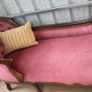 Vintage antique-style carved chaise longue Image 2