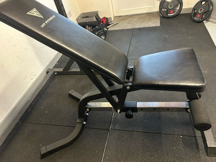 Half Rack with Bars and plates