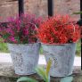 12 Bundles Outdoor Artificial Flowers UV Resistant Fake Boxwood Plants (MULTIPLE COLOURS) Image 8