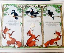 'Le Corbeau et Le Renard' poem picture