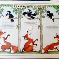 'Le Corbeau et Le Renard' poem picture