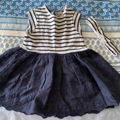 Baby Girl Dress with hairband & cardigan - see 2 pics