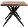 Dining Table 200x90x76 cm Solid Reclaimed Wood Image 3