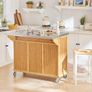 Kitchen Island with expandable work surface Image 4