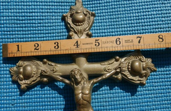 Vintage Solid Brass Crucifix